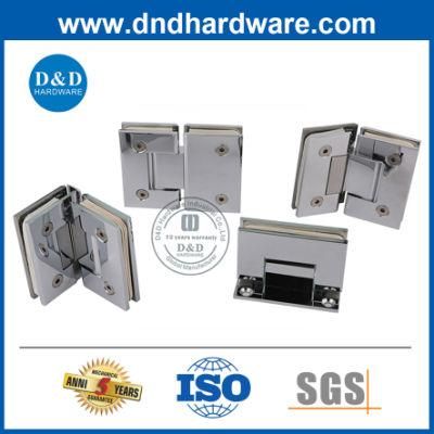 Bathroom Shower Room Stainless Steel Corner Fitting Door Accessories 135 Degree Solid Brass Pivot Auto Glass Hardware Shower Spring Door Hinge