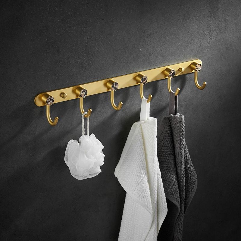 Bathroom Aluminum Floor Coat Hook