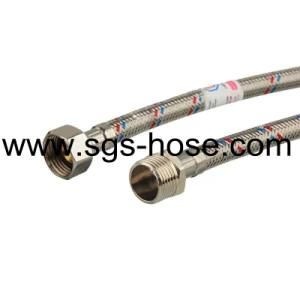 Stainlesss Steel Braided Knitted Hose with Reinforced PVC Inner Tube