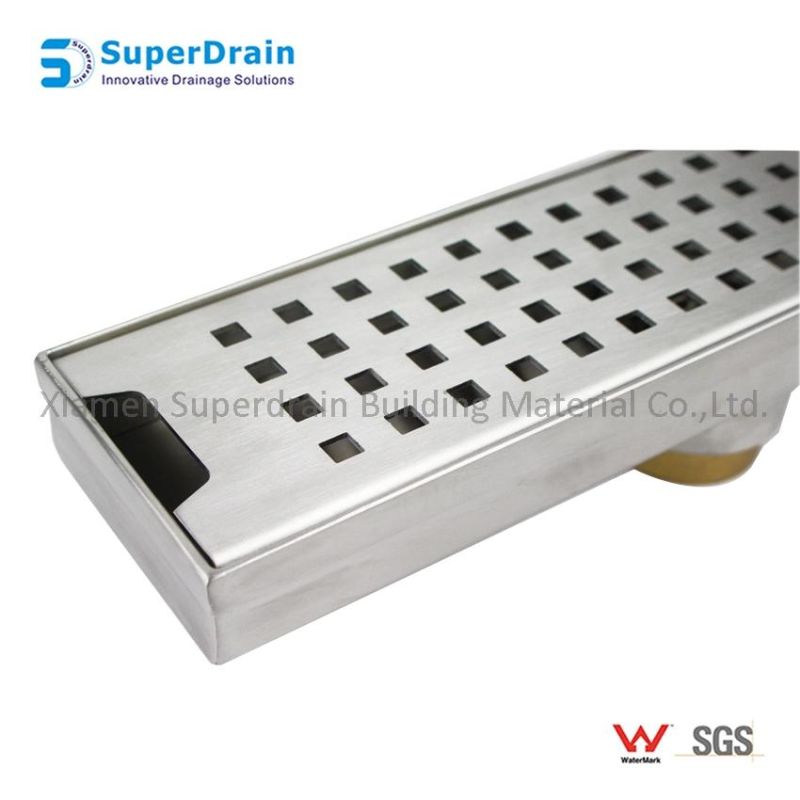 China Superdrain Fast Flowing Ss Grating Cover with Channel for Kitchen