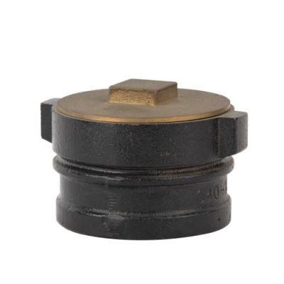 6 in. Service Weight Cast Iron Push-on Cleanout Less Gasket with Raised Head Plug for- 2-3/4 in. H