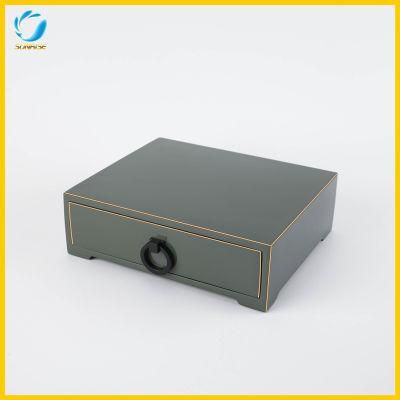 Hotel Glossy Grey Resin Amenity Box