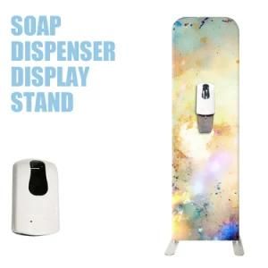 Exhibition Pop up Soap Dispenser Roll up Display Stand