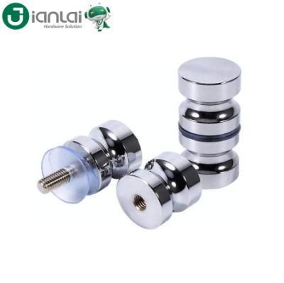 Stainless Steel Shower Door Knob Set Chrome Shower Screen Handle