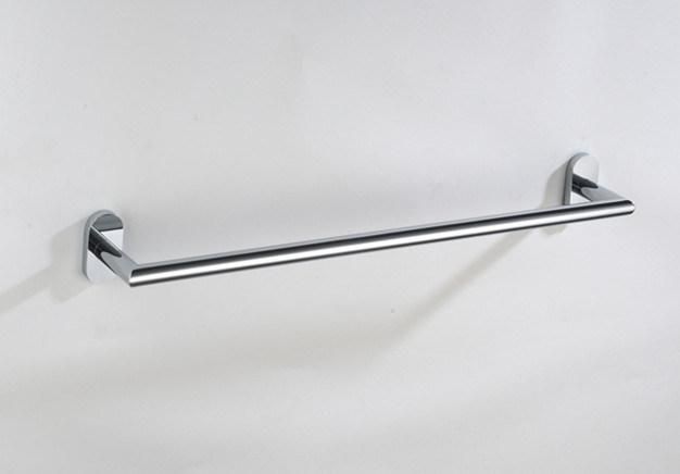 Oval Design Solid Brass Polished Chrome Toilet Brush and Holder