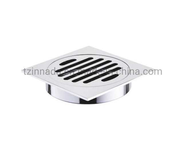 Australia Design Square Chrome Plated Brass Floor Drain Strainer Sifon Siphon Washroom 88X88cm Od75cm (ND315)