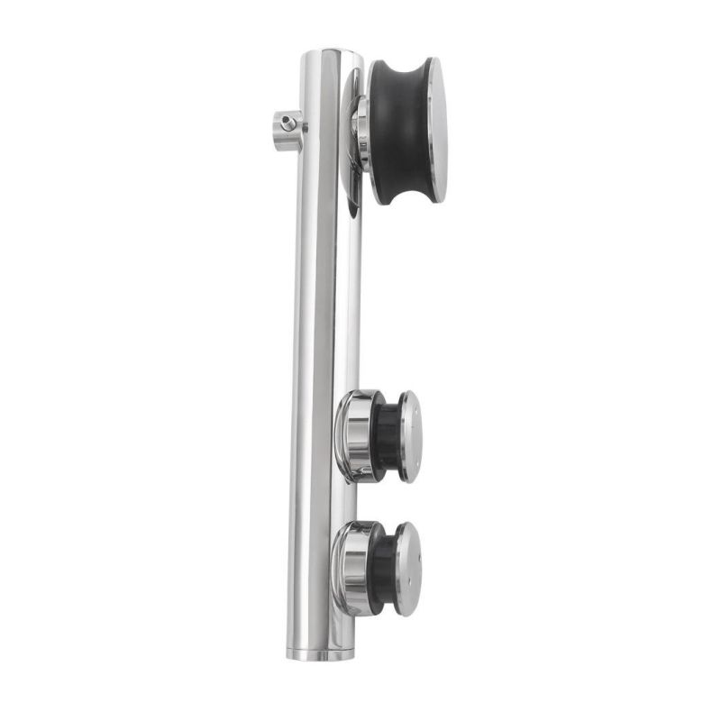 Popular Bathroom Glass Door Fitting Stainless Steel Accessories Shower Sliding System