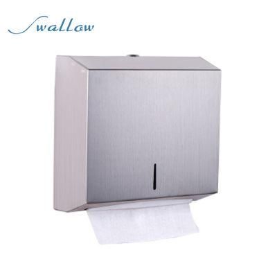 Stainless Steel Paper Towel Dispensers Wall Mount Paper Towel Holder C-Fold