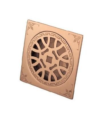 Bathroom Custom Surface Plating Square Tile Insert Floor Drain for Factory
