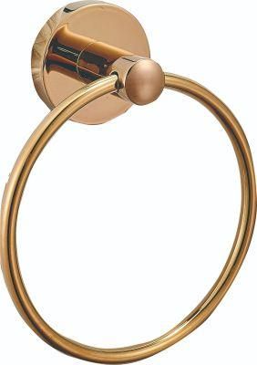 Big Sale Bathroom Accessories Stainless Steel Rose Gold Towel Ring