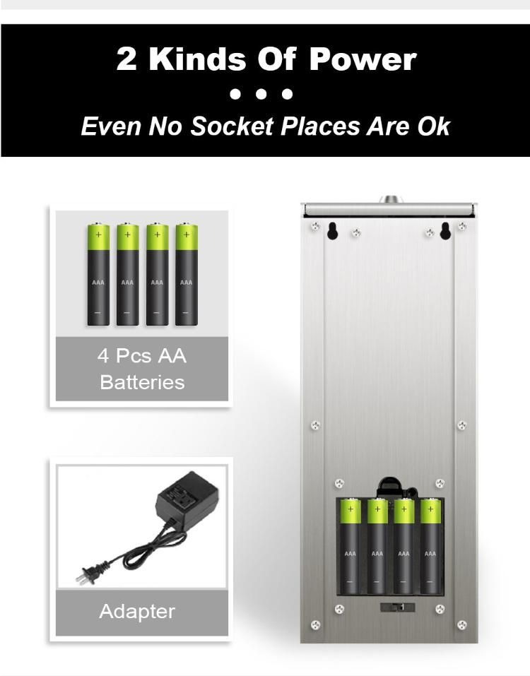 Saige 304 Stainless Steel Liquid Alcohol Spray 600 Ml Mount Wall Dispenser