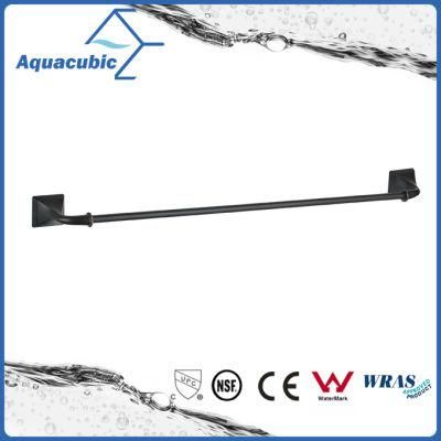 Modern Wall Mount Black Single Towel Bar (AA6314)