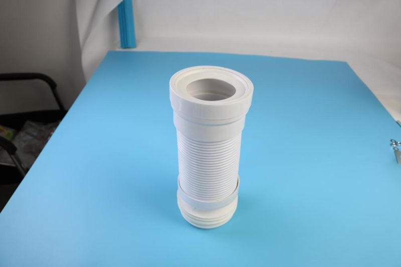 Wholesale Sanitary Flexible Toilet Hose Connection Pipe PVC Toilet Extendable Pan Connector