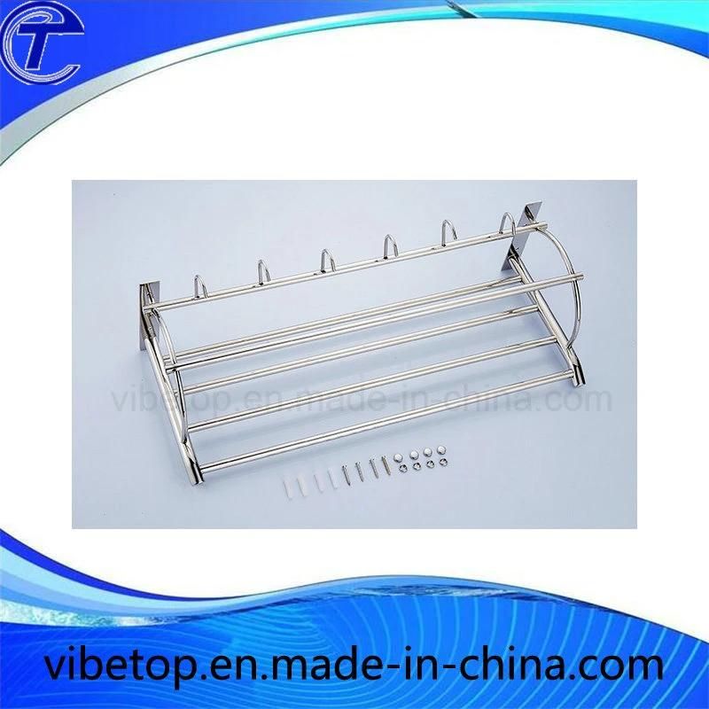 Classy Golden Metal Towel Rack with High Quality