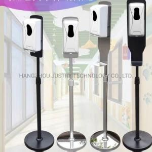 Auto Disinfection Hotel School Alcohol Floor Standing Hand Sanitizer Dispenser