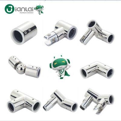 19mm Pipe Stainless Steel 304 Shower Room Glass Fixed Clamp Pull Rod Glass Flange