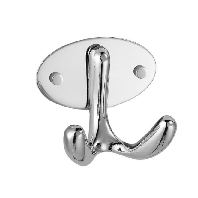 Double Prong Towel Hook SUS304 Robe Hook for Bathroom