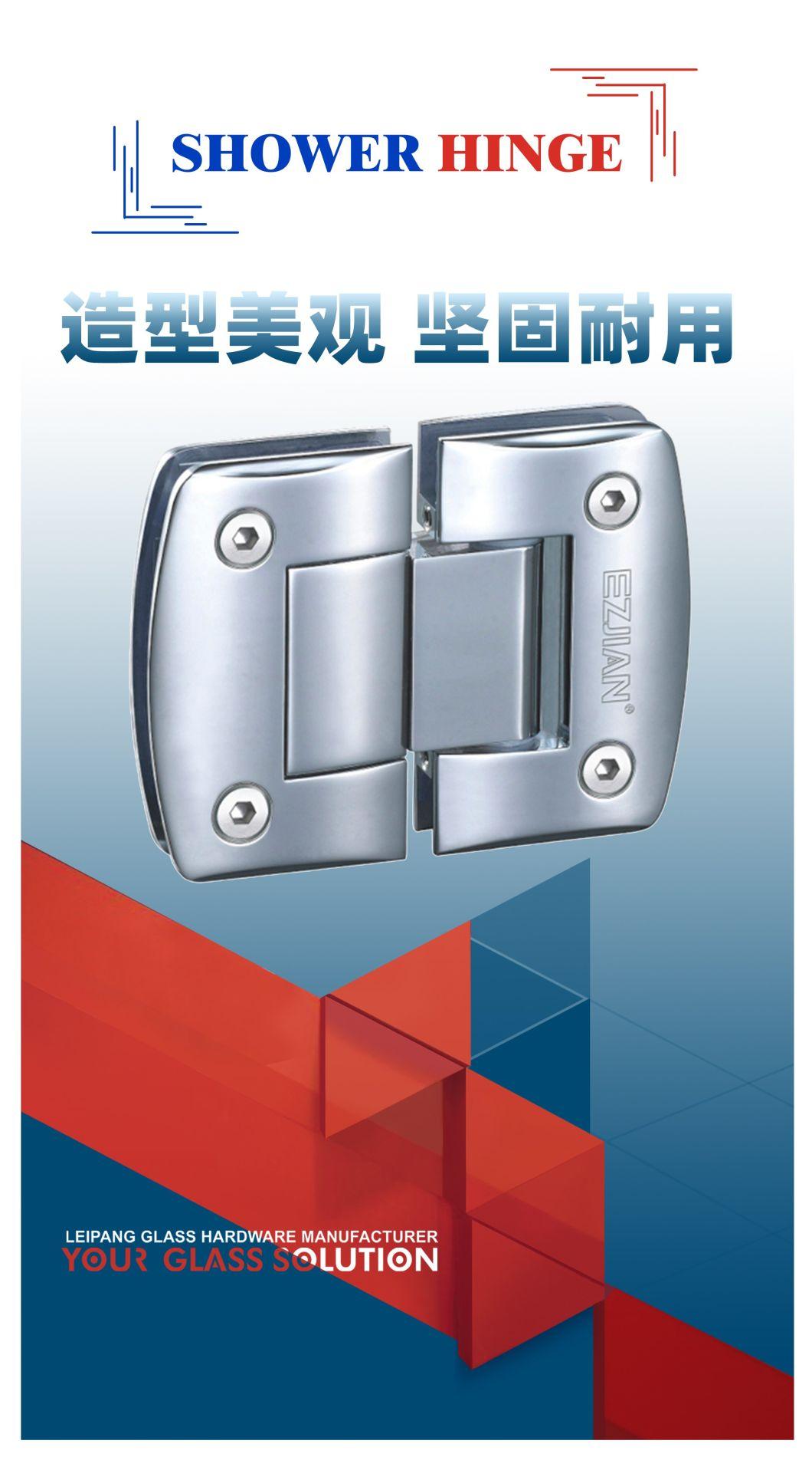 Glass Hardware 180 Degree Stainless Steel Shower Glass Door Hinge