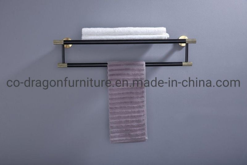 Hot Sale Modern Stainless Steel Wall Mount Double Towel Bar