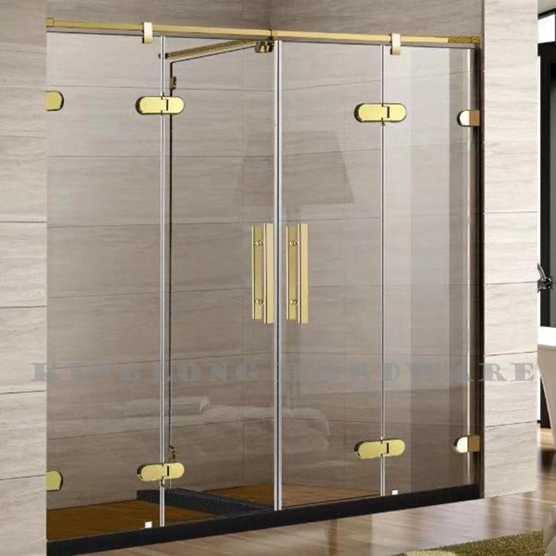 New Design Bathroom Glass Door Hardware Sliding Shower Hinge Glass Door Accessories Set