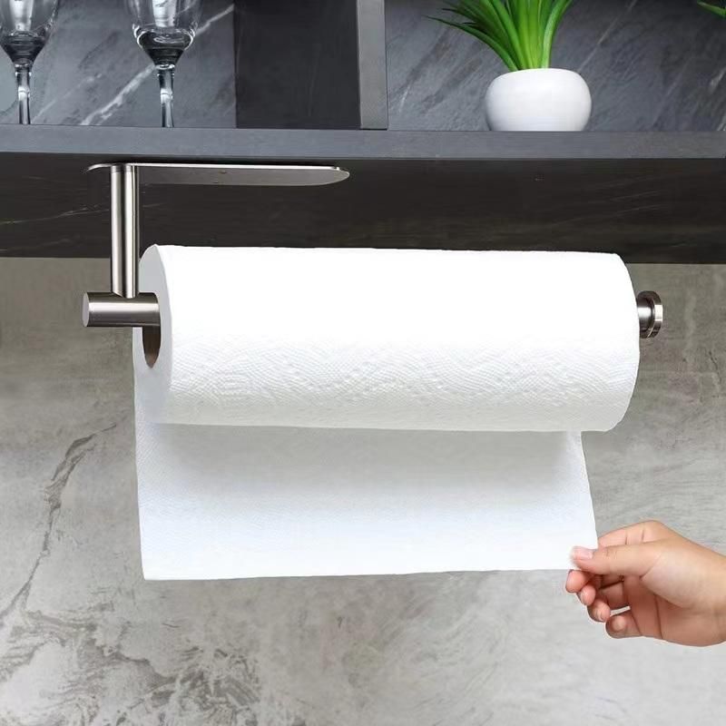 Paper Towel Holder Wall Mount Paper Towel Holder Under Cabinet Multipurpose Paper Towel Holder