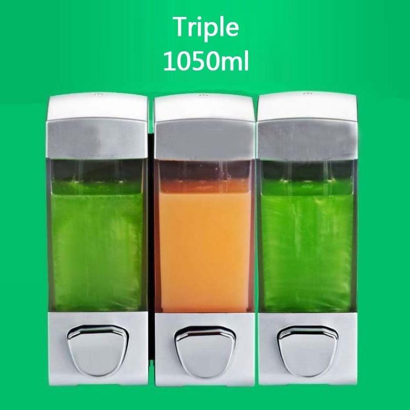 Kitchen Triple Liquid Foam Hand Soap Dispenser for Home and Hotel