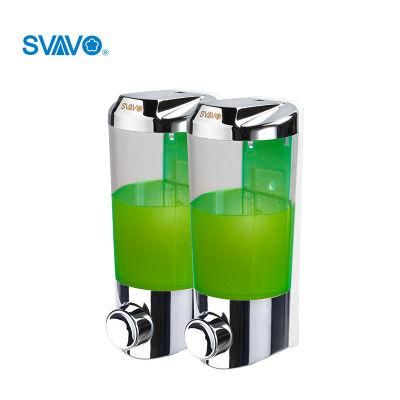 China Wholesale ABS Plastic Manual Shower and Shampoo Soap Dispenser