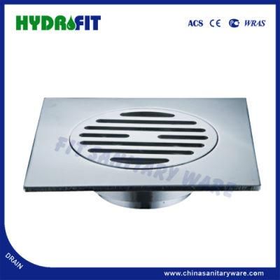 Competitive Price Good Quality Square Chromed Floor Drain (FD3109)