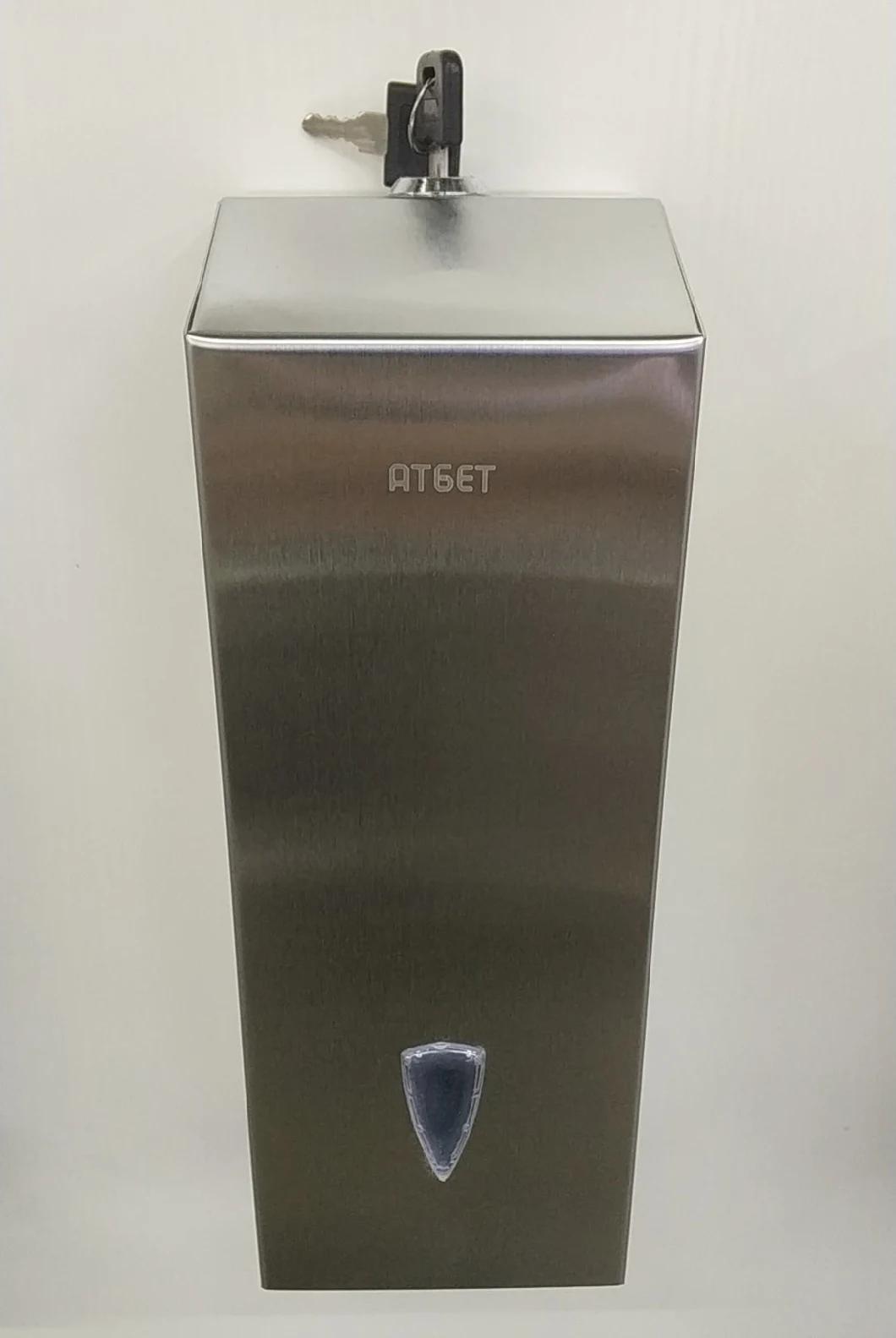 New Design OEM Stainless Steel Wall Mounted Soap Dispenser for Commercial and Hotel Bathroom Accessories