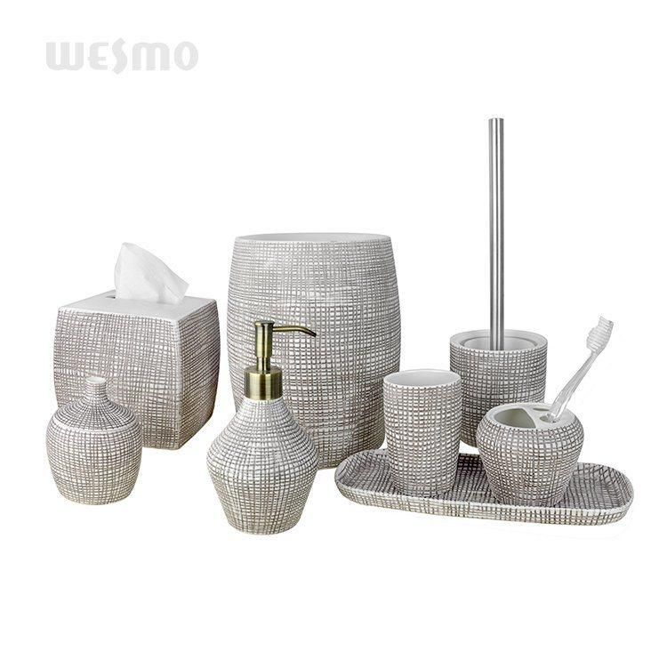 Porcelain Bath Accessory Set