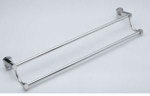 Bathroom Towel Rail Wall Mount Chrome Finish Towel Holder Rail Organizer for Kitchen