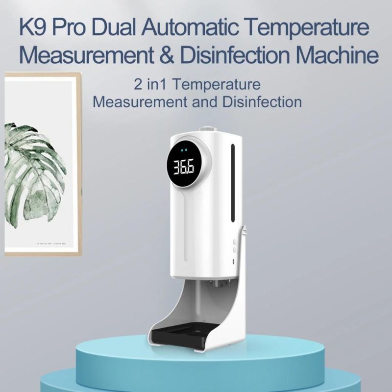 New Model K9 PRO Plus Upgrade Soap Dispenser Automatic Temperature Test Large Capacity 1200ml K9 PRO Dual