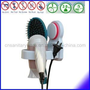 Wall Mouted Hair Dryer Rack with Air Vacuum Suction Cup