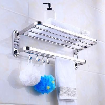 Bathroom Series Hardware Suit Multi-Layer Multifunctional Movable Towel Rack