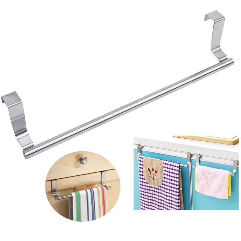 Towel Hanger Door Fashion Design Kitchen Cabinet Stainless Steel Hanger