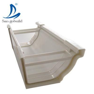 Building Materials PVC Rain Gutter System House Water Pipe Recyclable Pipe Fitting