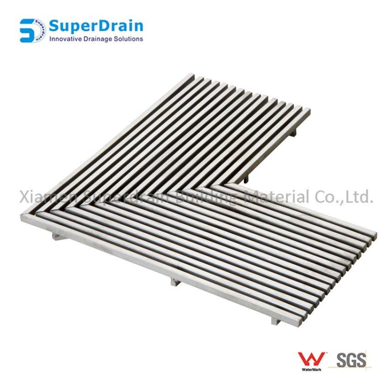 Durable SUS Linear Grating Cover for Corrosive Industry