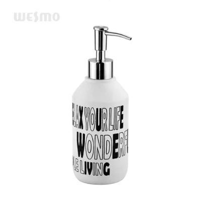 Hot Design Characters Sculpturing Polyresin Hotel Decorative Bathroom Lotion Dispenser