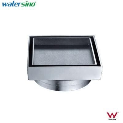 Watermark Best Seller Brass Chrome Square Tile Insert Floor Drain