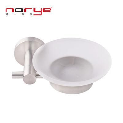 Bathroom Soap Dishes Holder with Glass Stainless Steel 304 Bathroom Accessories