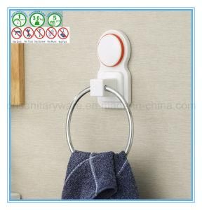 Wall Mounted Bathroom Towel Ring Washcloth Rack Holder