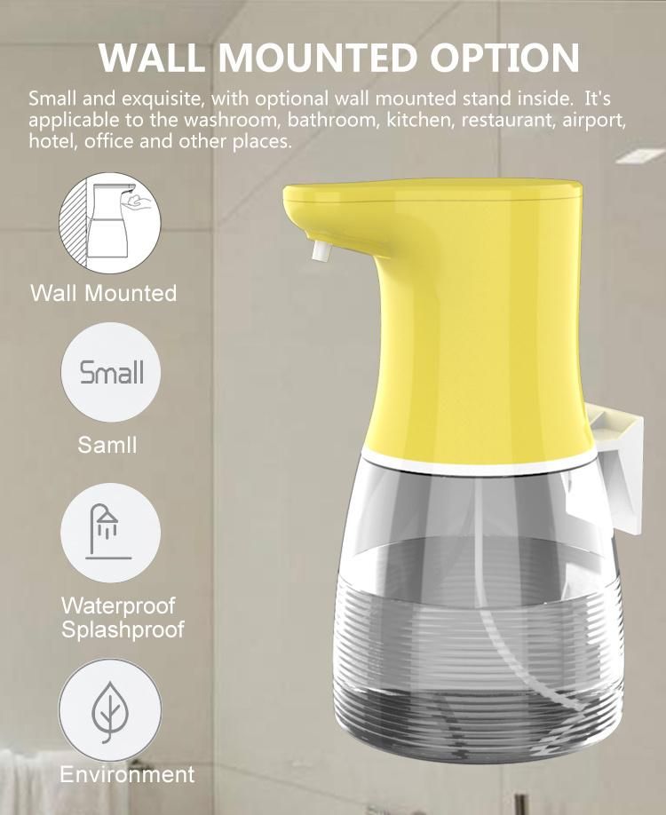 450ml Hand Sanitizer Holder Liquid Sensor Plastic Product Touchless Automatic Soap Dispenser
