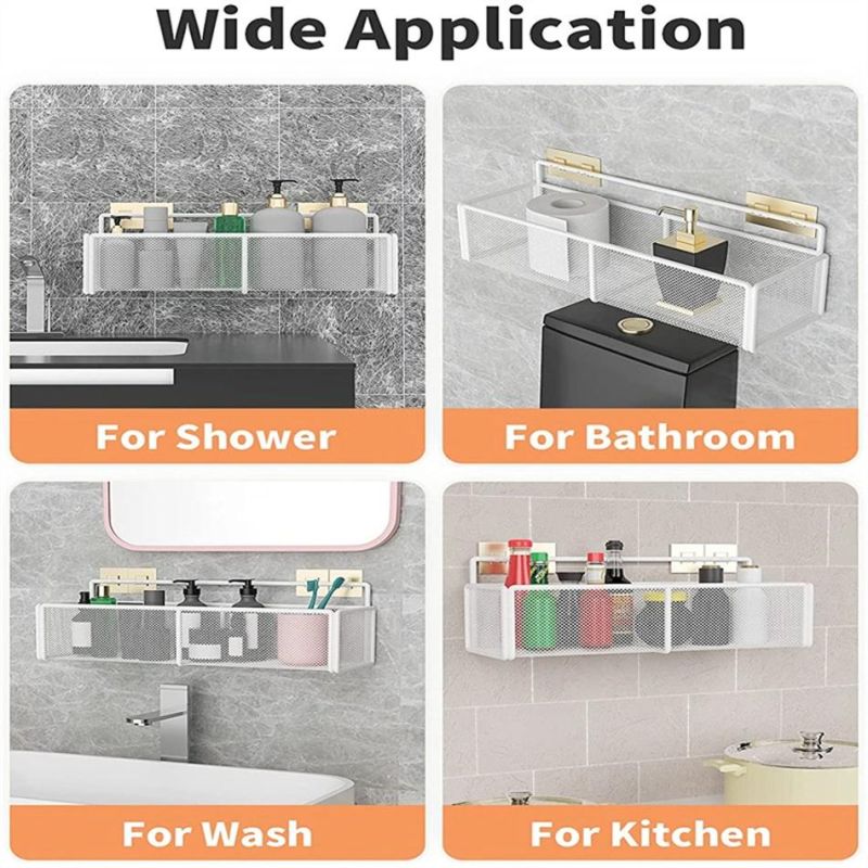 Shower Shelf Accessories Modern Matte Black Bathroom Shelves
