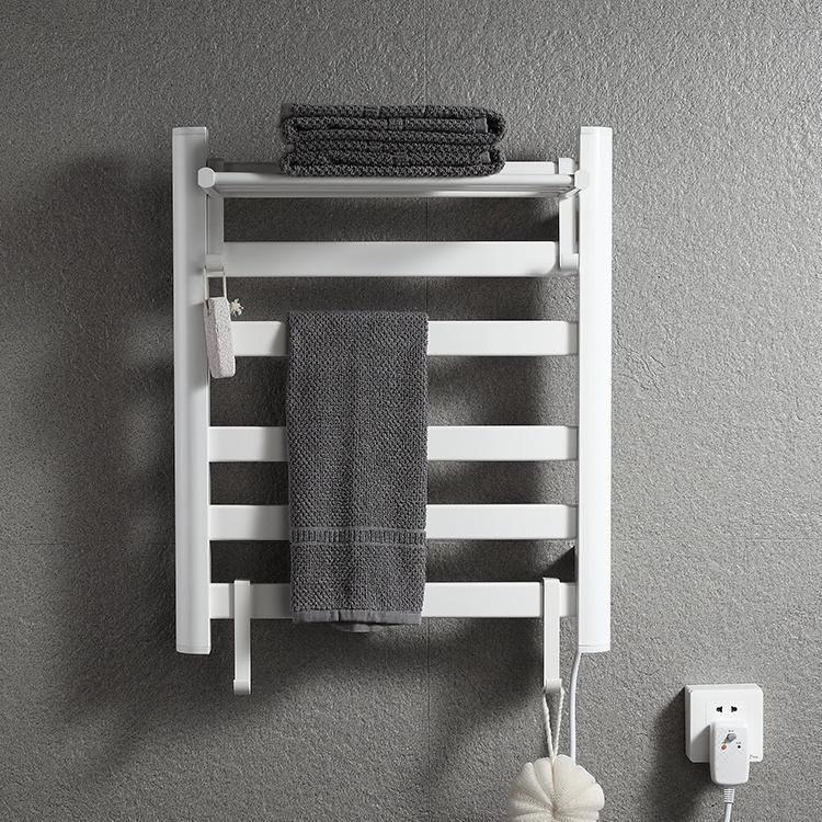 Kaiiy Modern Towel Radiator Heated Towel Warmer Racks with Shelf for Bathroom