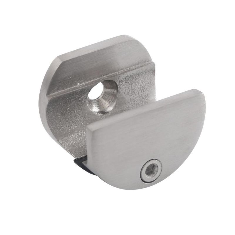 Stainless Steel 304 Sliding System Glass Clip for Glass Door