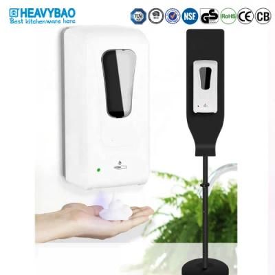 Hevybao Wholesale Portable Mobile Bracket Elbow Hand Sanitizer Soap Dispenser