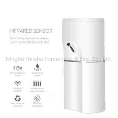 LED Rip Sensor Touchless Alcohol Dispenser with Visiable Window Automatic Hands-Free Soap Dispenser Sanitizer