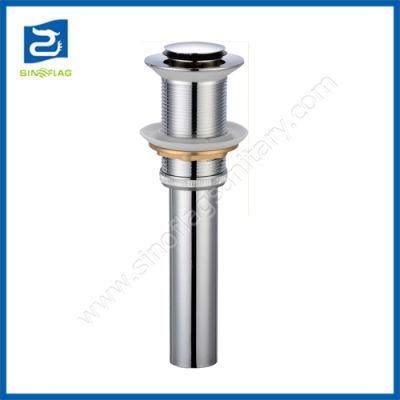 China Supplier Small Cap Brass Pop up Waste Drain with Overflow Click Clack Waste