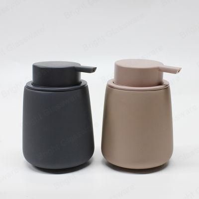 350ml Ceramic Soap Dispensers with Plastic Pump