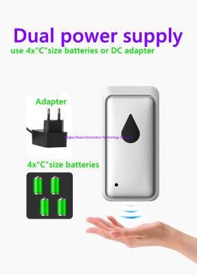 Large Capacity Auto Sanitizer Liquid Electric Foam Smart Spray Alcohol Foam Gel Automatic Sensor Soap Dispenser Wall Mounted